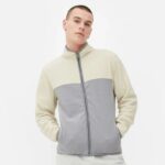Veste-Sweat En Polaire "Primark" - Coupe-Cousu - Beige