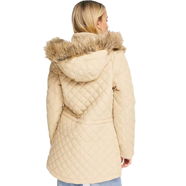 Doudoune Matelassée losanges - Brave soul - CG580610 - Beige – Image 3