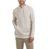 Sweat RAINFOREST HENLEY – à Capuche Avec Poche Kangourou – Beige