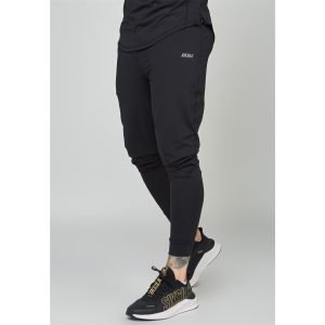 Pantalon De Survetement "SikSilk" - Muscle Fit Track Pant - Black
