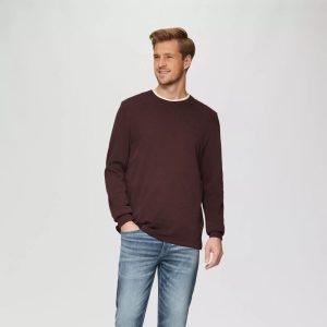 Pull S.Oliver Ras Du Cou - Manches Longues - Bordeau