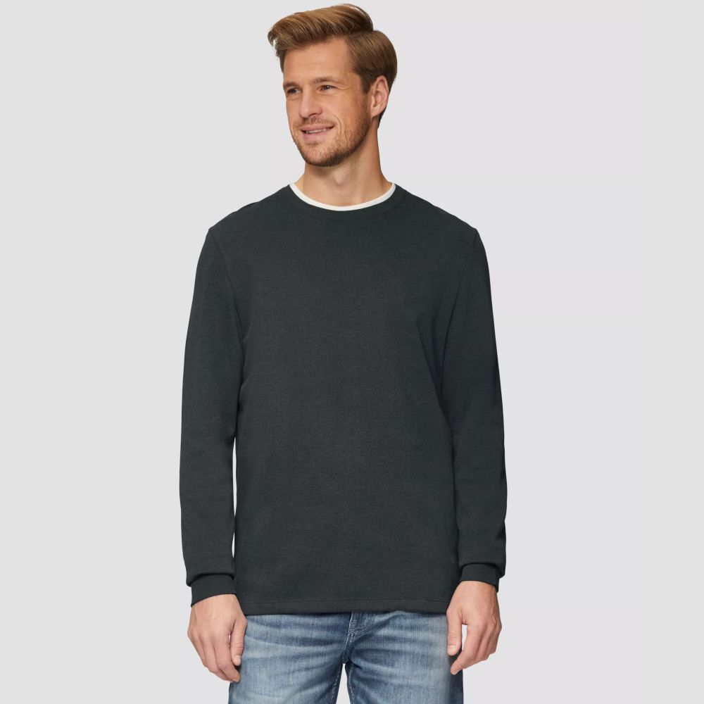 Pull Homme S-OLIVER Noir - Taille L - Col Rond - Occasion Excellent état