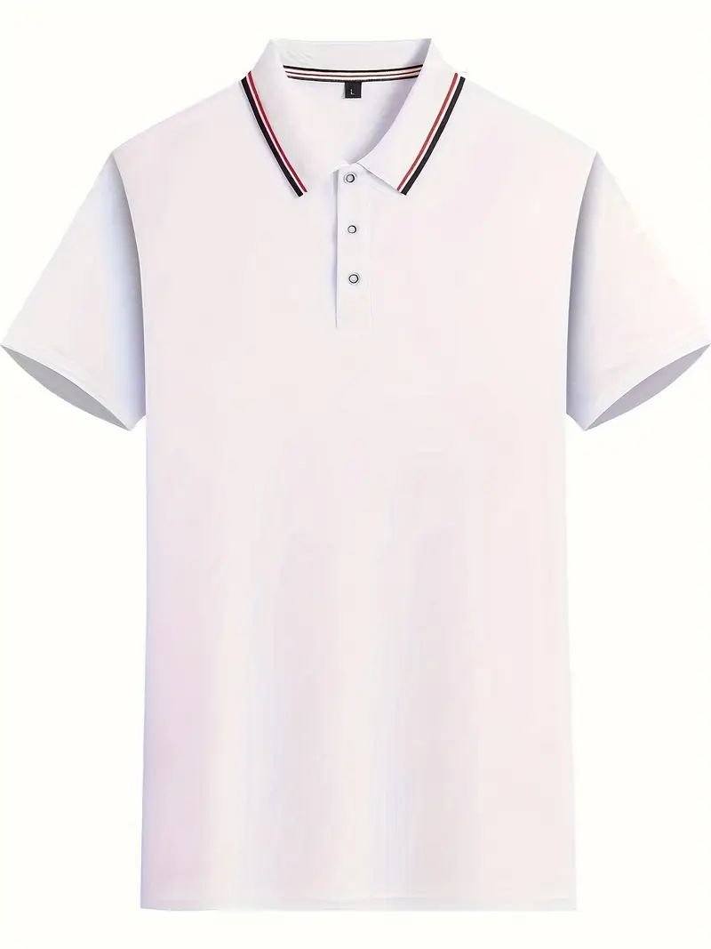 Polo Uni Simple Blanc 3
