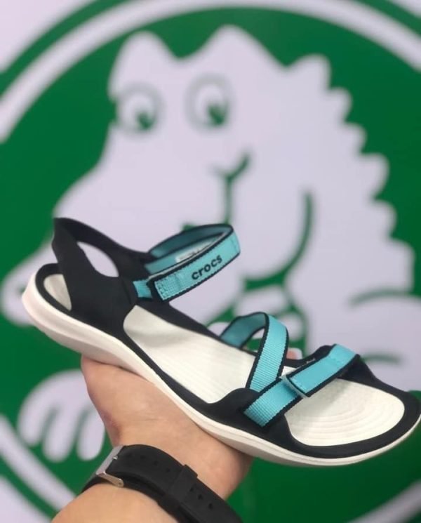 Sandale Crocs Pour Femme - Swiftwater Webbing - Turqoise – Image 2