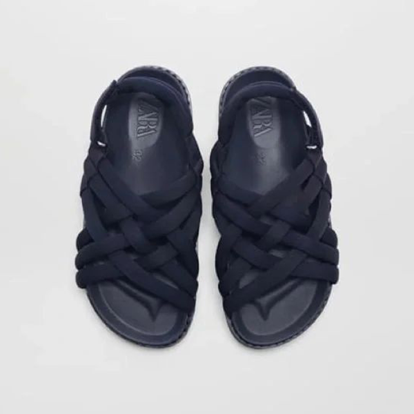 Sandale Zara - Pour Filles - Bleu Marine – Image 2
