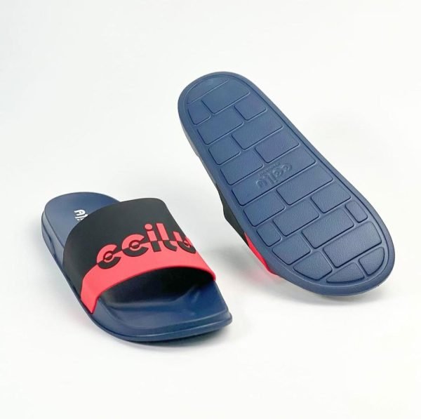 Claquette Pour Homme Ccilu - 30147078 - Black_Red – Image 3