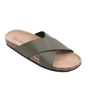 Claquette – Brave Soul – Pour Homme – Croisées – CG200879 – Kaki