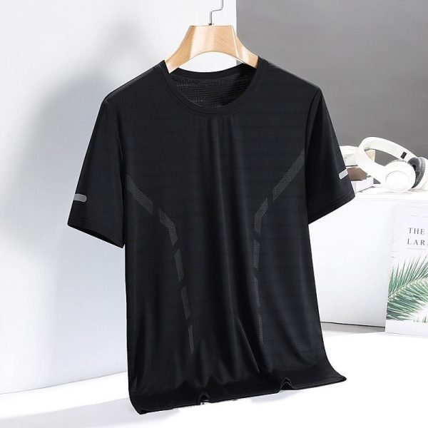Ensemble Pour Homme Respirant Et Décontracté - Noir – Image 3