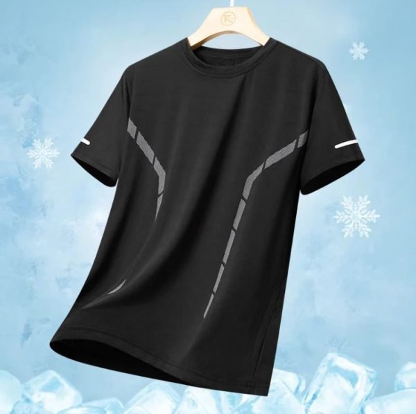 Ensemble Pour Homme Respirant Et Décontracté - Noir – Image 4