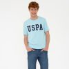 T-Shirt US Polo ASSN – Col Rond Pour Homme – Aqua