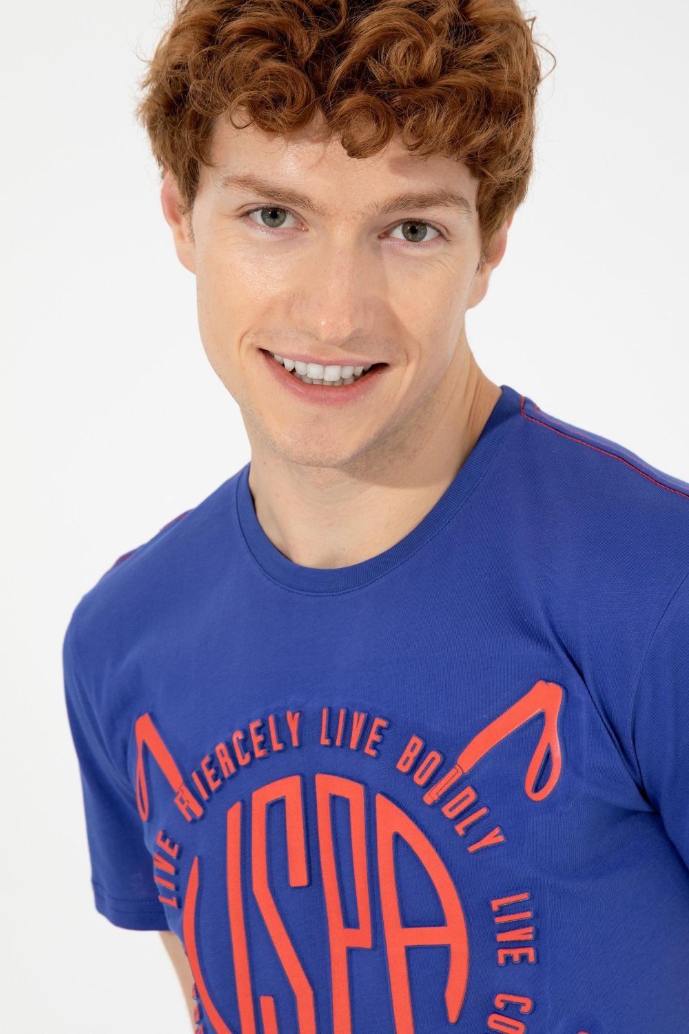 T-Shirt Us Polo Assn Col Rond – 1361245-VR212 – Bleu 1