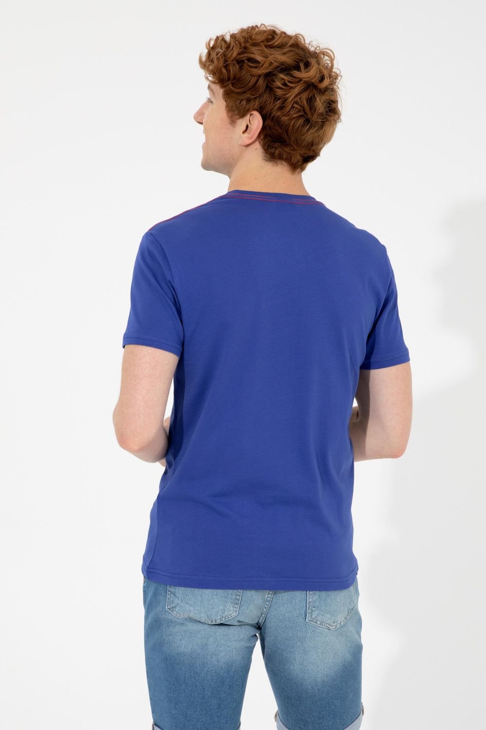 T-Shirt Us Polo Assn Col Rond – 1361245-VR212 – Bleu 4