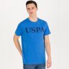 T-Shirt US Polo ASSN – Col Rond Basique Pour Homme – Bleu