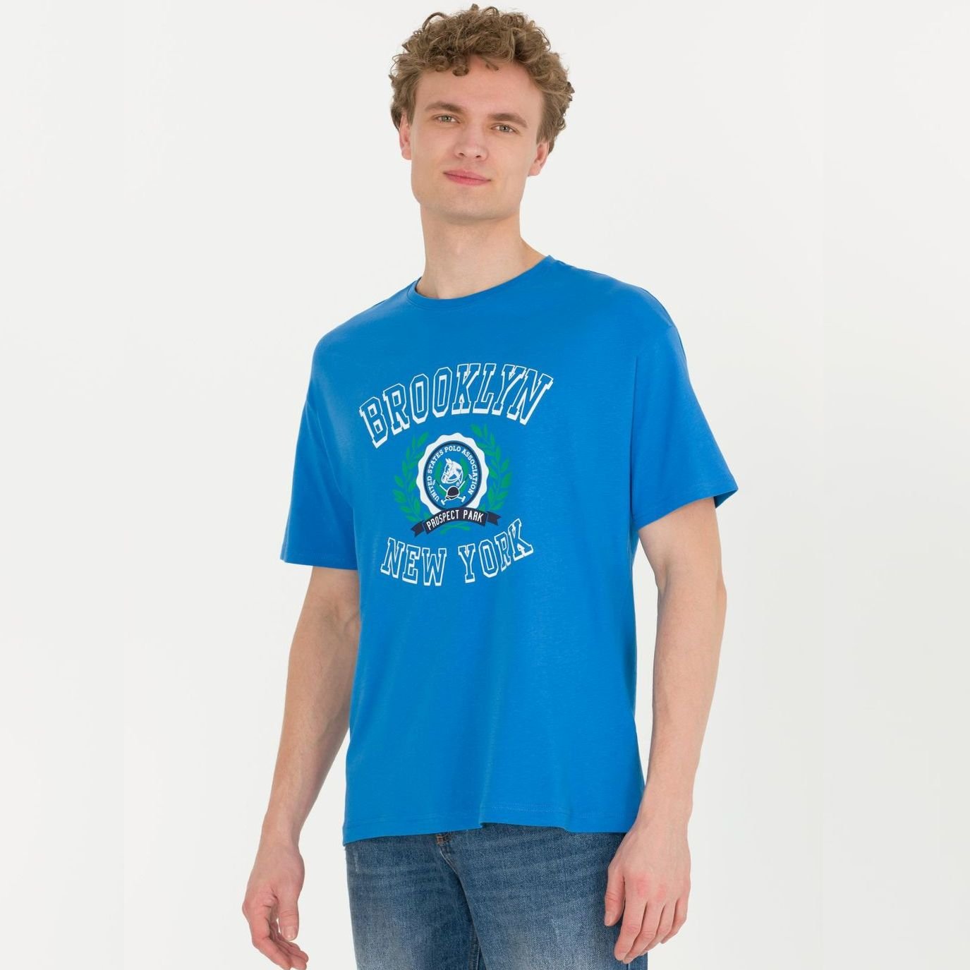 T-Shirt Us Polo Assn Col Rond – 1589522.VR045 – Bleu 00