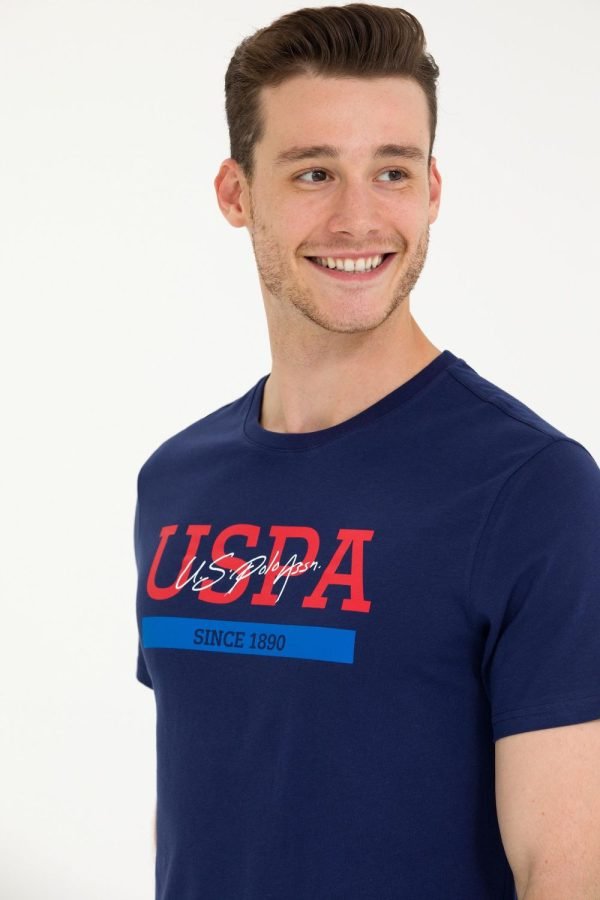 T-Shirt US Polo ASSN - Col Rond Pour Homme - Navy – Image 2