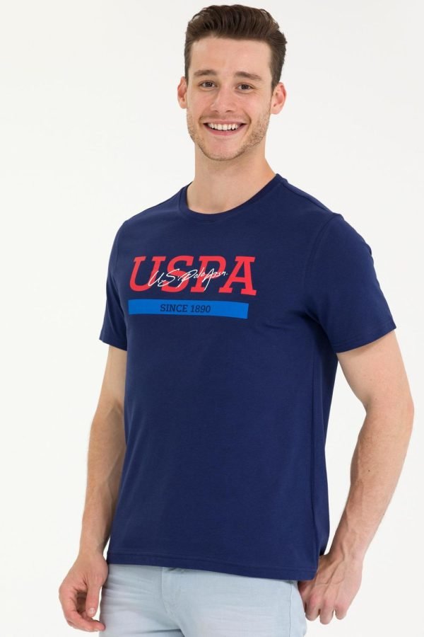 T-Shirt US Polo ASSN - Col Rond Pour Homme - Navy – Image 3