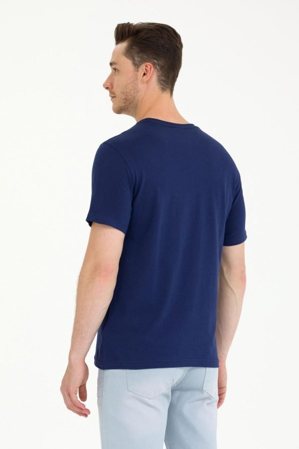 T-Shirt US Polo ASSN - Col Rond Pour Homme - Navy – Image 5
