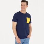 T-Shirt US Polo ASSN - Col Rond Pour Homme - Navy
