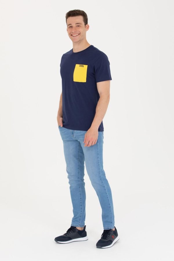 T-Shirt US Polo ASSN - Col Rond Pour Homme - Navy – Image 4