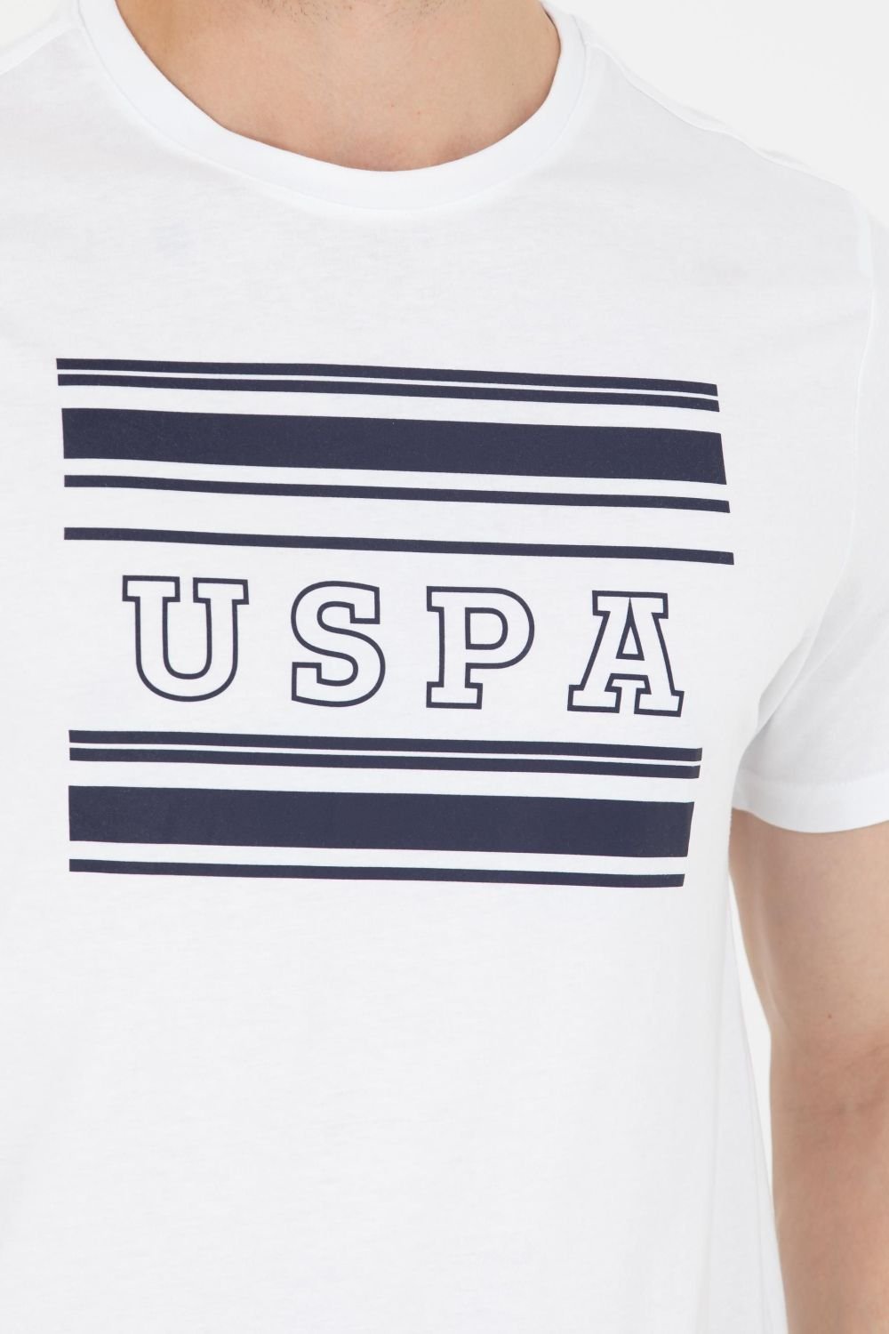 T-Shirt Us Polo Assn Col Rond – Blanc – 50264961-VR013 – 6