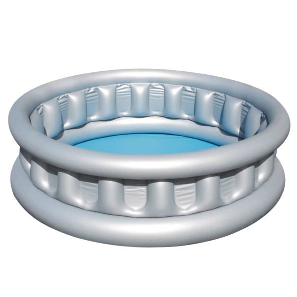 Piscine Gonflable Ronde Pour Enfants 152 x 43 cm Bestway#51080 Gris – Image 2
