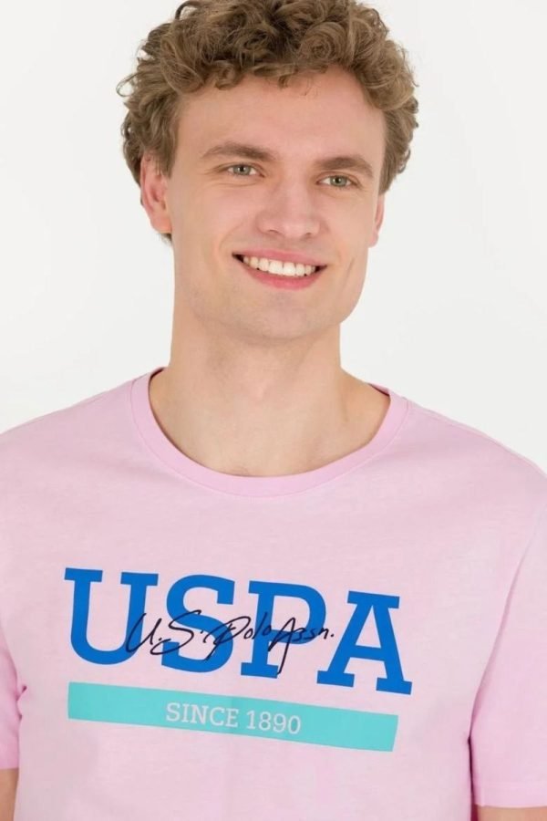 T-Shirt US Polo ASSN - Col Rond Pour Homme - Magnolia – Image 2