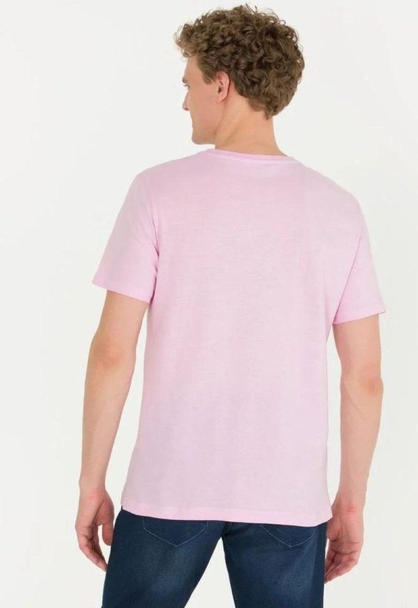 T-Shirt US Polo ASSN - Col Rond Pour Homme - Magnolia – Image 3