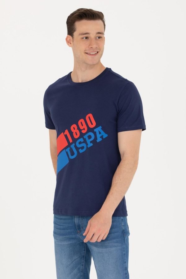 T-Shirt US Polo ASSN - Col Rond Pour Homme - Navy – Image 4