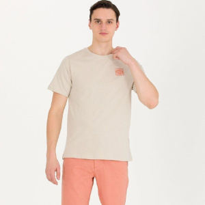 T-Shirt US Polo ASSN – Col Rond Pour Homme – Beige 2