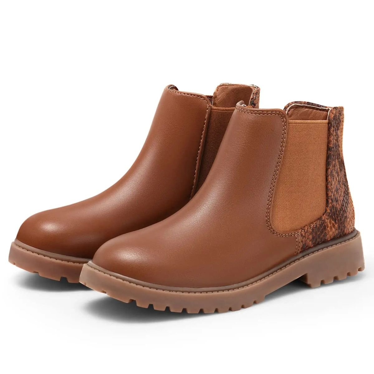 Bottine Pour Fille Harvest Land - Elastique - Antidérapant - Anticollision - Marron – Image 9