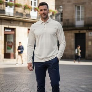 Polo Diametro - D00363 – Off White Ton-Sur-Ton