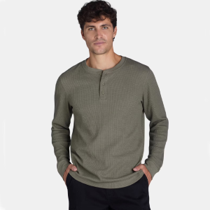 Pull thermique - Pour homme - GEORGE - Vert