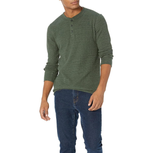 Pull thermique – Pour homme – GEORGE – Vert Foncé