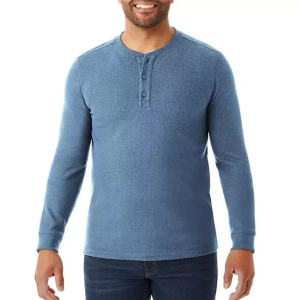 Pull thermique – Pour homme – GEORGE – Bleu