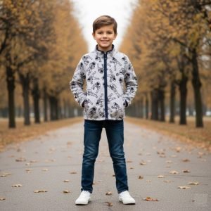 Pull Polaire Cozie Zippé - OshKosh B'Gosh - Astronaute Gris