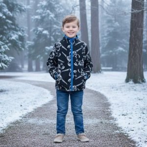 Pull Polaire Cozie Zippé - OshKosh B'Gosh - Imprimé Dinosaure