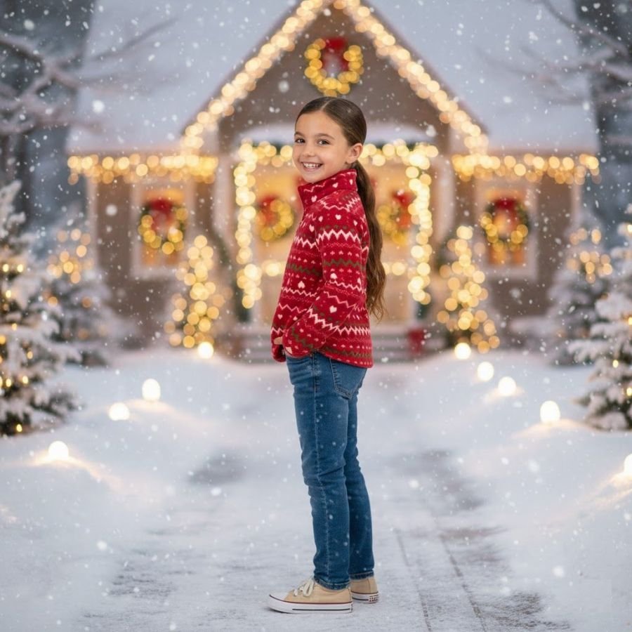 Pull Polaire Cozie - OshKosh B'Gosh - Rouge à Coeur – Image 3