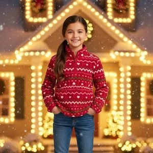 Pull Polaire Cozie - OshKosh B'Gosh - Rouge à Coeur