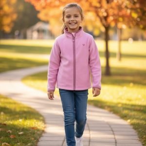 Pull Polaire Cozie Zippé - OshKosh B'Gosh - Uni Rose Claire