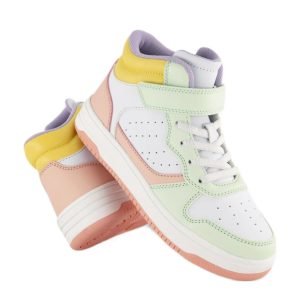 Basket Montante GraceLand Style AirForce - Blanc_Pastel