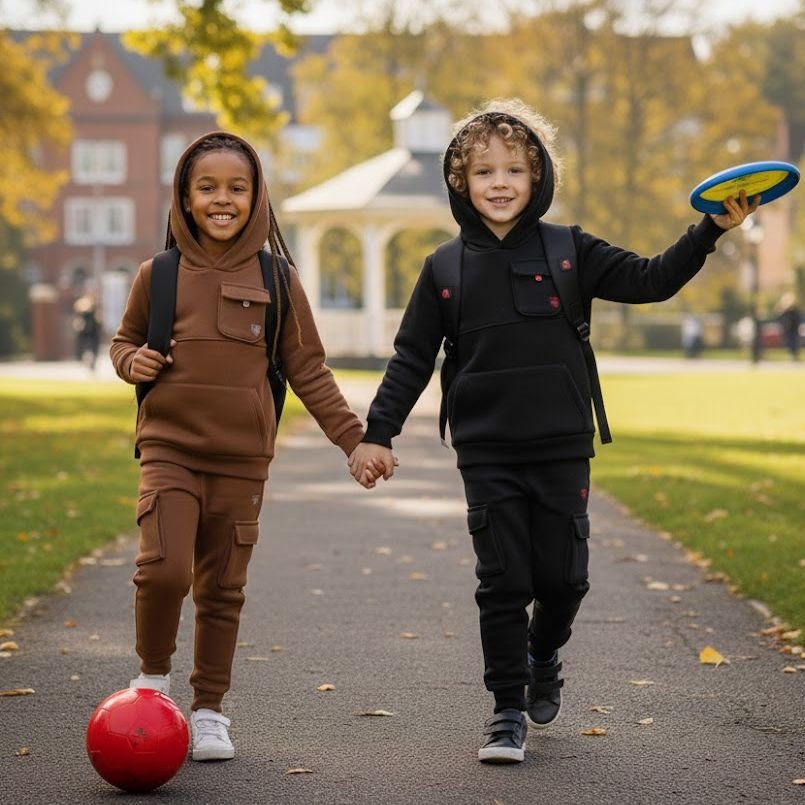 Ensemble Jogging "Tahari Boy" StreetWear Premium - Noir – Image 5