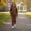 Ensemble Jogging “Tahari Boy” StreetWear Premium – Marron