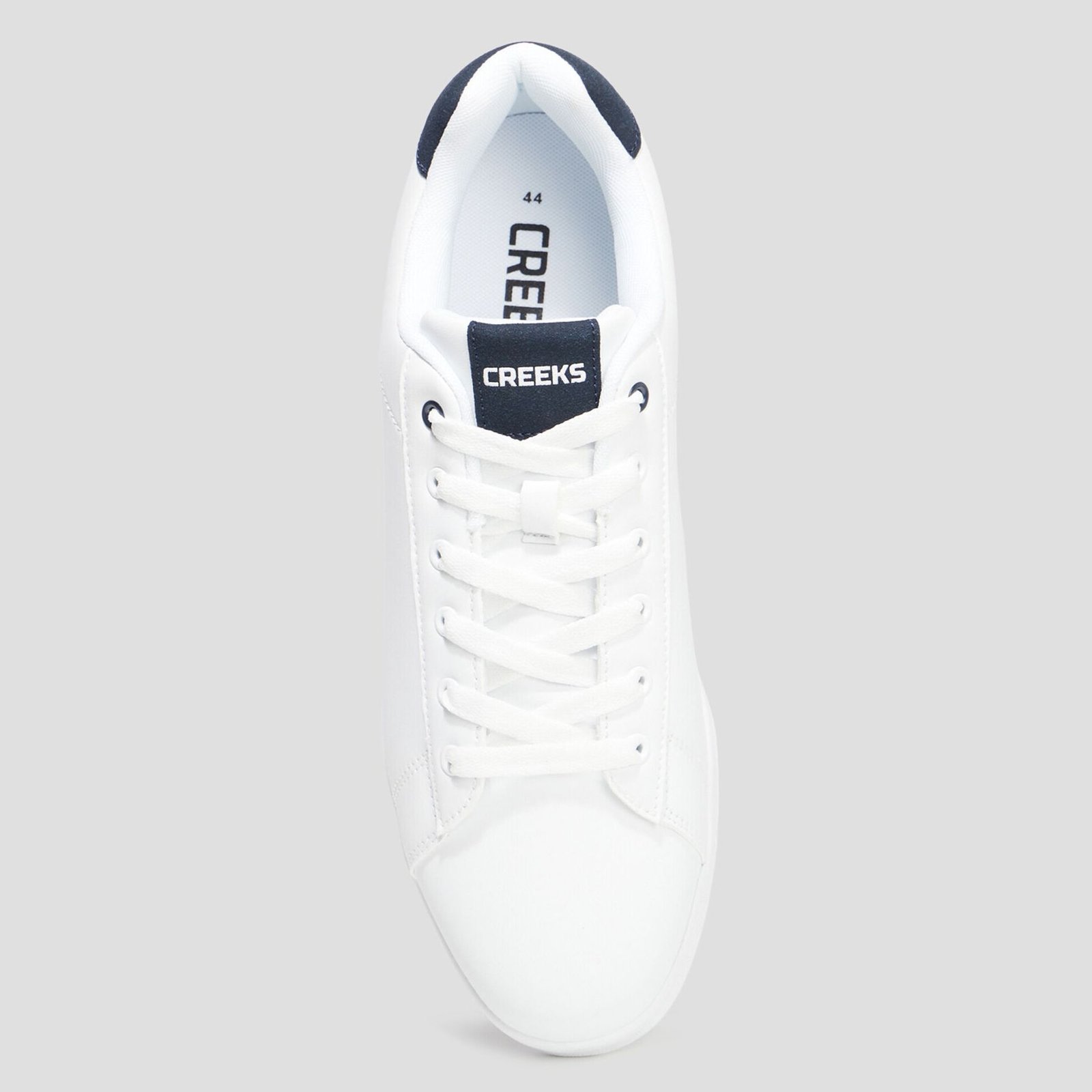 Basket Creeks Pour Homme - Tahanito - Uni - Blanc_Navy – Image 3