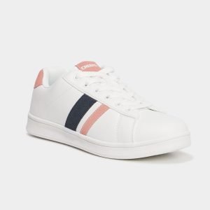 Basket Creeks Pour Femme - Tahana - 2 Bandes - Rose_Navy