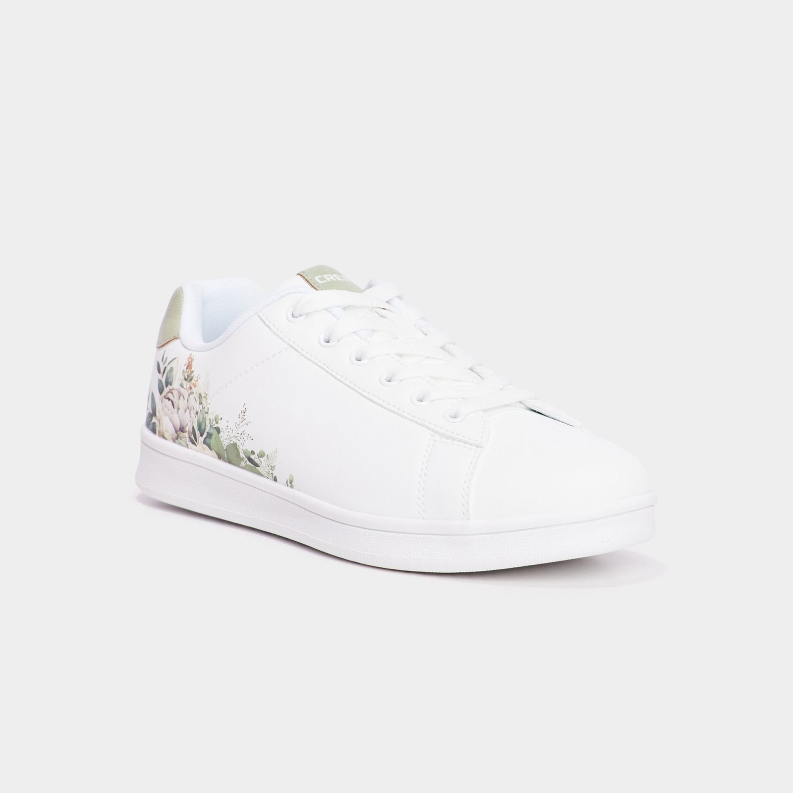 Basket Creeks Pour Femme - à Fleur Verte