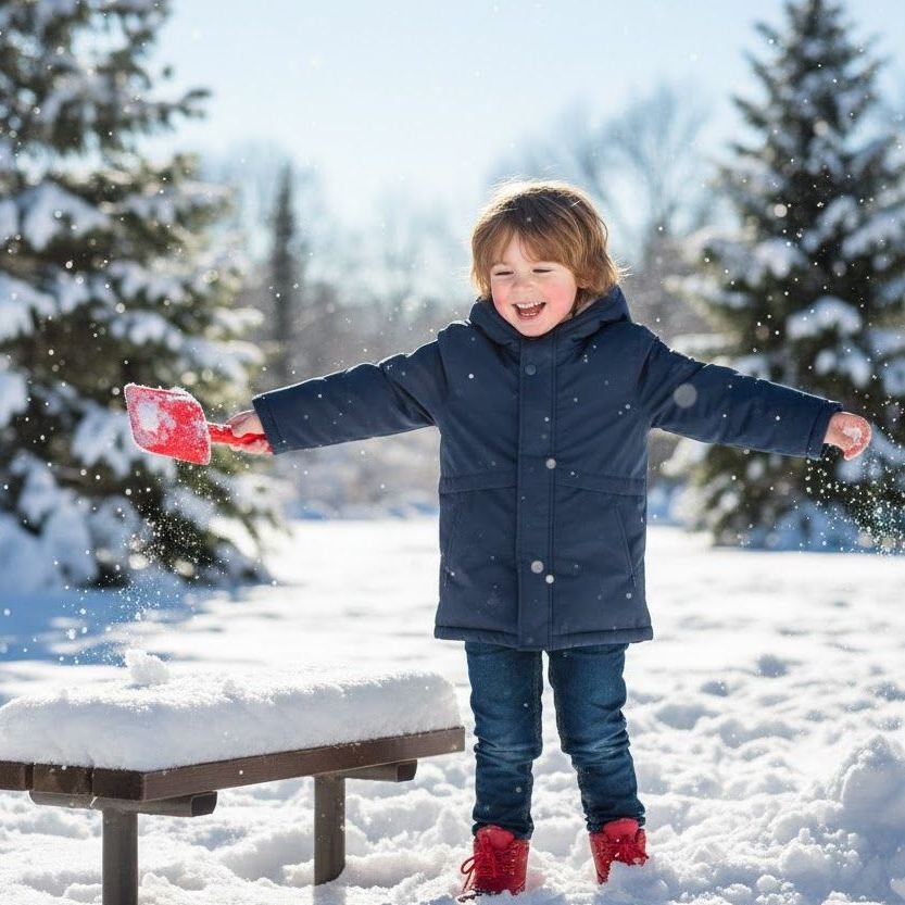 Parka Losan THE FOREST Avec Capuche - Unisexe - Navy – Image 2