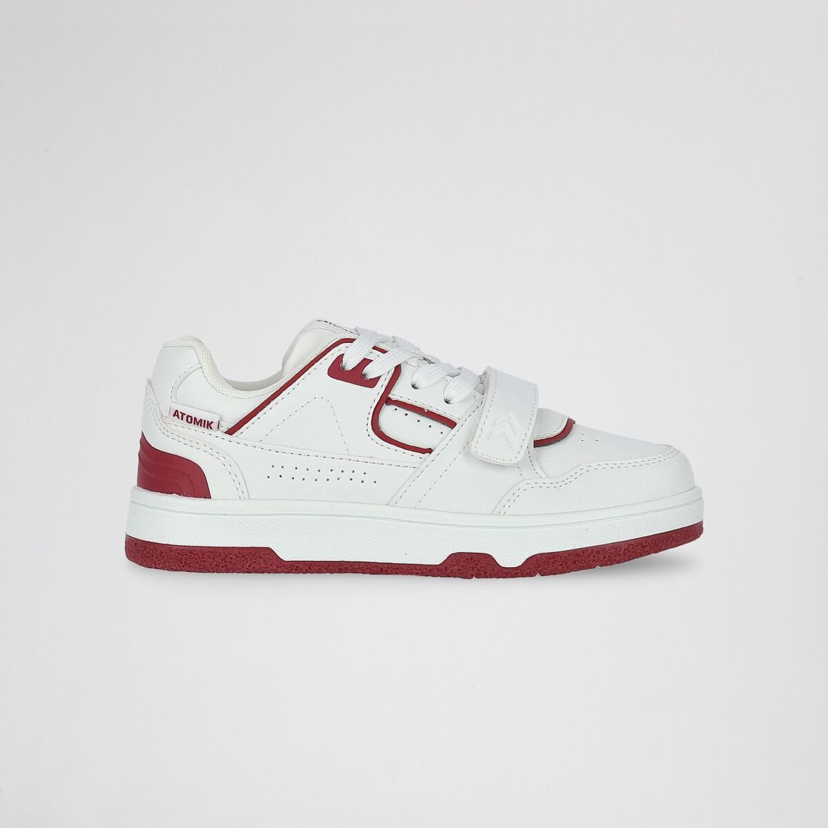 Basket Atomik Enfant - Roki Eco - Blanche_Bordeau – Image 6