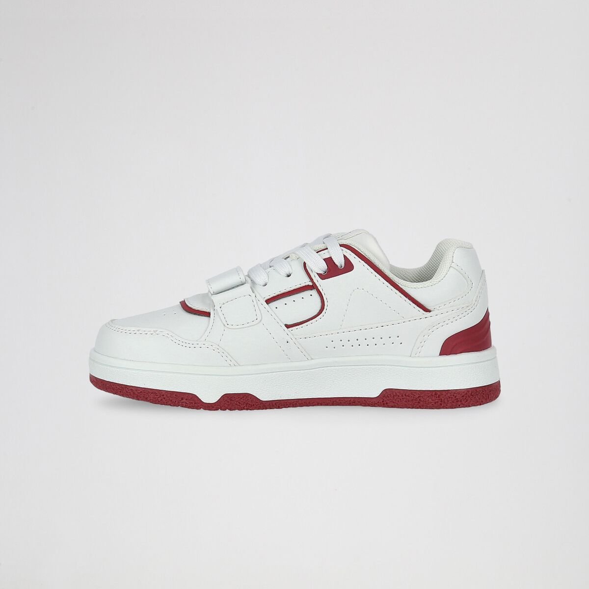 Basket Atomik Enfant - Roki Eco - Blanche_Bordeau – Image 5