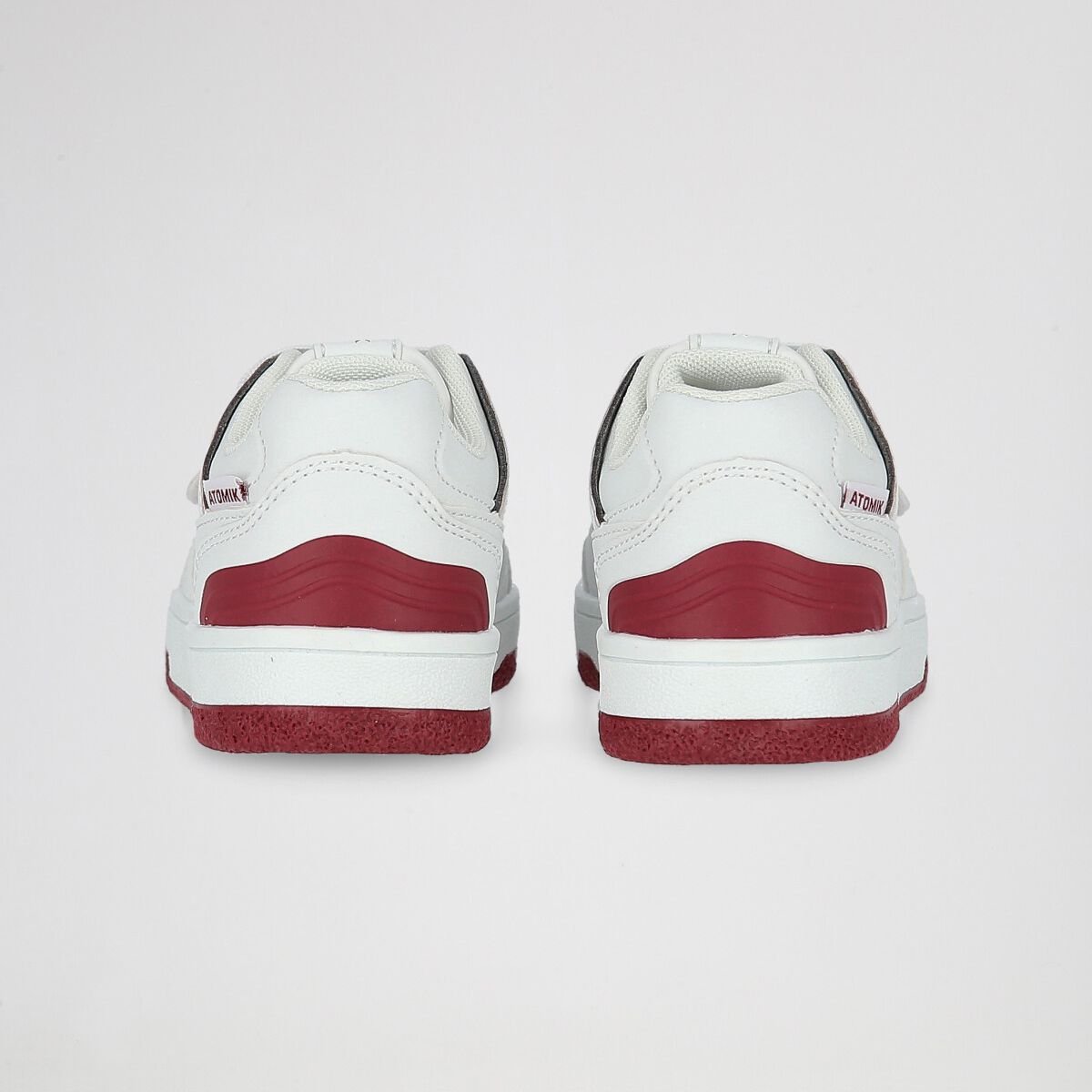 Basket Atomik Enfant - Roki Eco - Blanche_Bordeau – Image 4