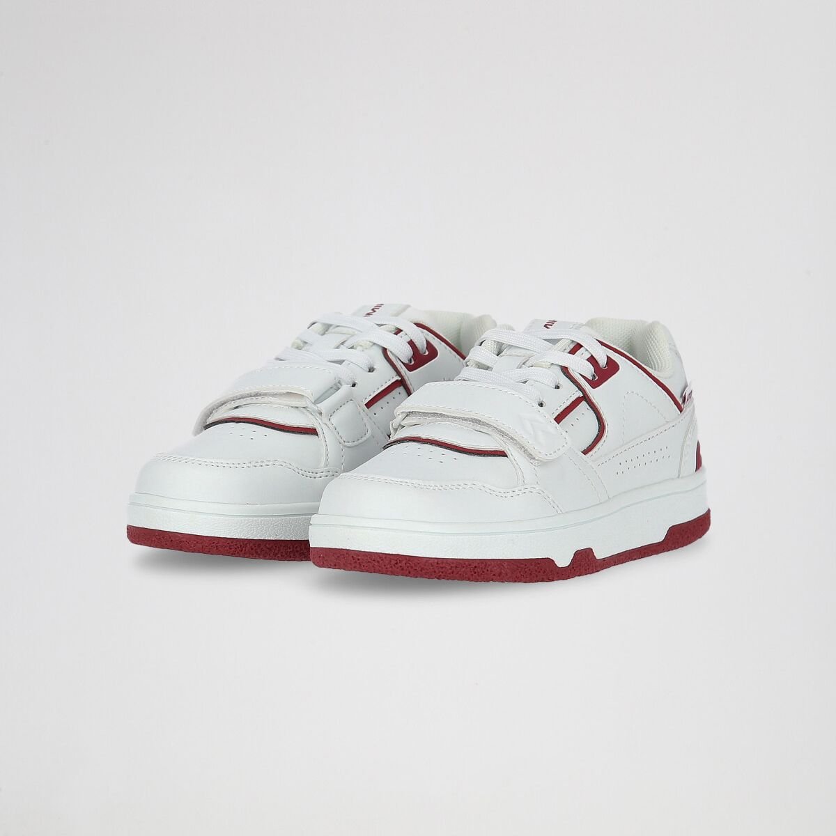 Basket Atomik Enfant - Roki Eco - Blanche_Bordeau